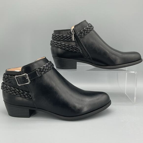 Lifestride Shoes - NEW Lifestride Women’s Adriana Ankle Boots Black Size 10W